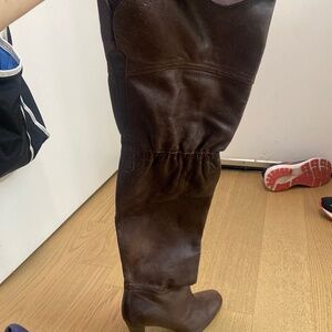 Reiss thigh high boots